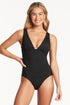 Sea Level Scalloped Longline Tri One Piece