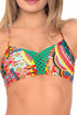 Luli Fama Chasing Waterfalls Crochet Cuout C-C Back Sport Bra Top