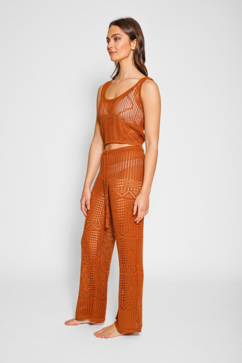 Koy Resort Santorini Crochet Pant