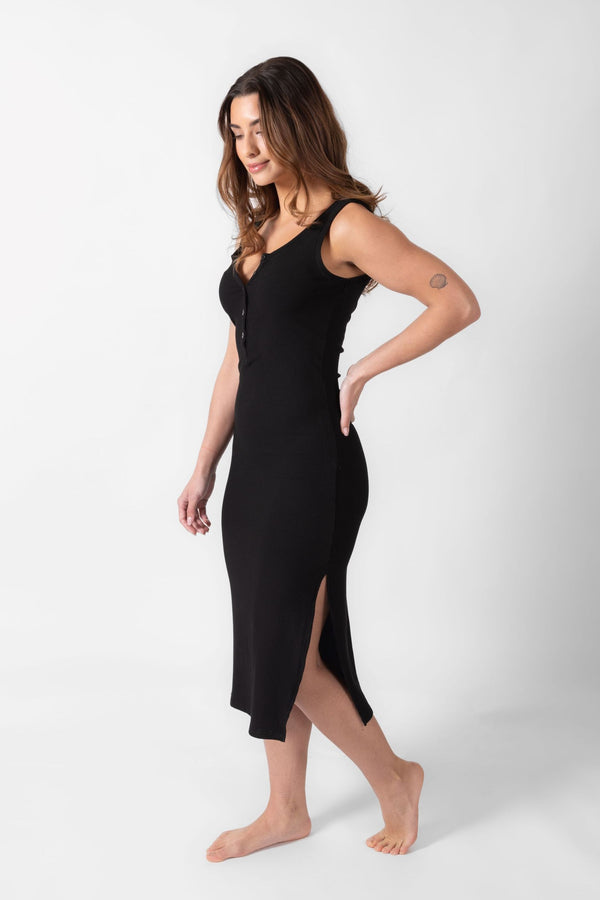 Koy Resort Laguna Rib Henley Dress