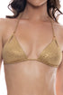 Luli Fama Golden Sunset Rings Cut Out Triangle Top