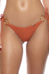 Luli Fama Bamboo Sands Ring Seamless Ruched Back Brazilian Tie Side Bottom