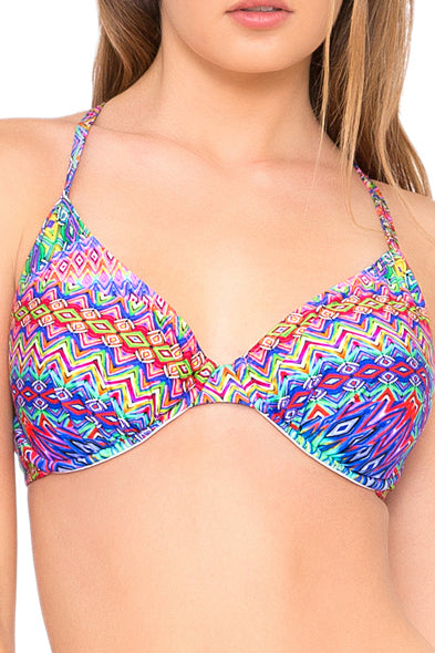 Luli Fama Free Love Underwire Adjustable Top