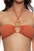 Luli Fama Bamboo Sands Drawstring Bandeau Top