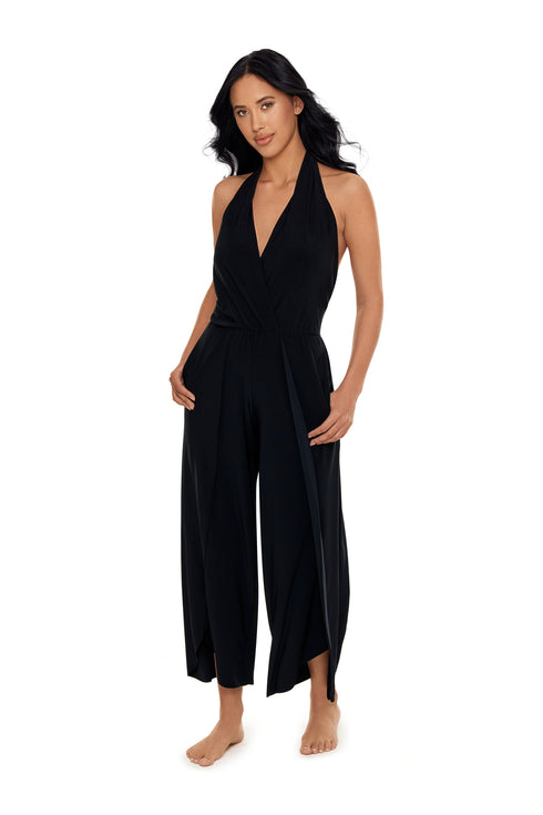 MagicSuit Solid Cover Ups Cvrup Jumpsuit