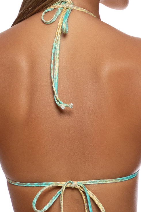 Luli Fama Savage Essence Molded Push Up Bandeau Halter Top