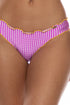 Luli Fama Paradise Check Wavy Full Ruched Back Bottom