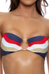 Luli Fama American Icon Waves Ring Bandeau Top