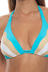 Luli Fama Forbidden Tide Waves Triangle Halter Top