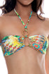 Luli Fama Sun Stones Drawstring Bandeau Top
