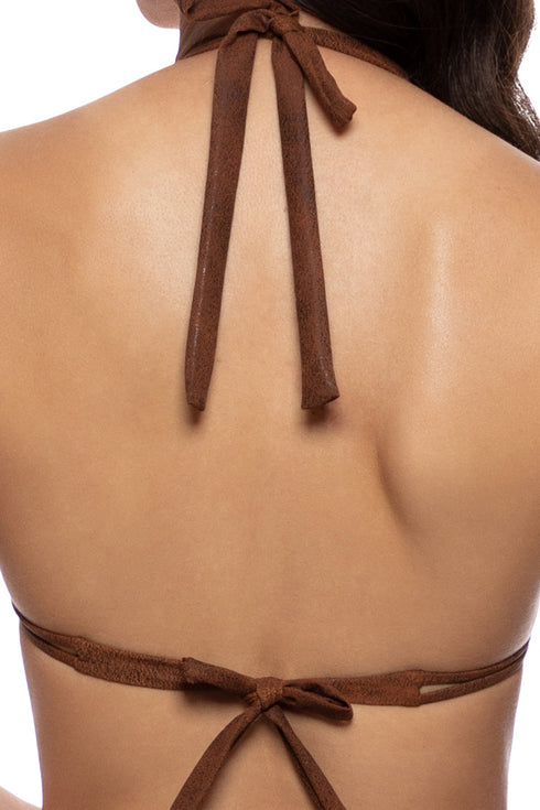 Luli Fama Natural Habitat Halter Top