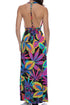 Luli Fama Neon Nights Convertible Maxi Dress