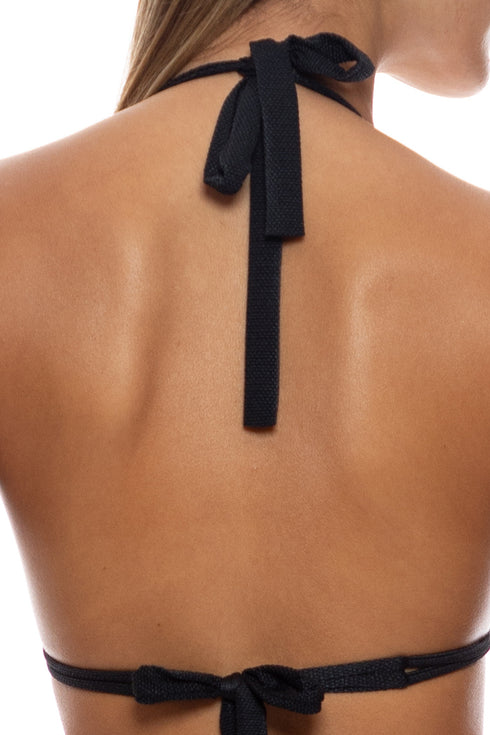 Luli Fama Bare Intentions Ring Triangle Halter Top