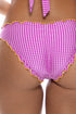 Luli Fama Paradise Check Wavy Full Ruched Back Bottom