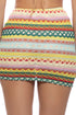 Luli Fama High Noon Heat Scrunched Up Mini Skirt
