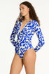 Sea Level Seascape Long Sleeve One Piece
