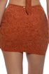 Luli Fama Bungalow Babe Scrunched Up Mini Skirt