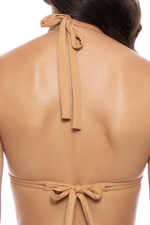 Luli Fama High Noon Heat Triangle Halter Top