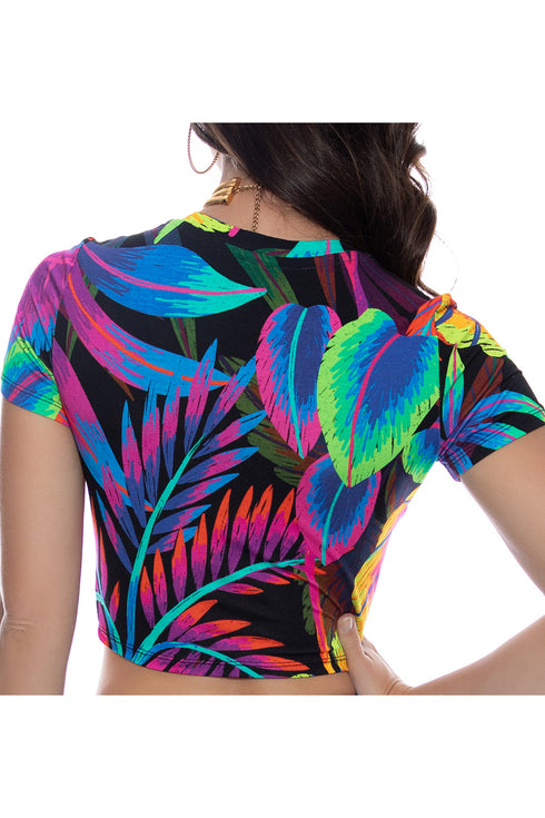 Luli Fama Neon Nights Crop Top