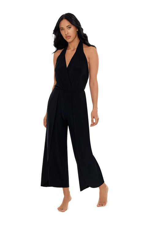 MagicSuit Solid Cover Ups Cvrup Jumpsuit