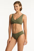 Sea Level Eco Essentials Cross Front B-DD Cup Bikini Top