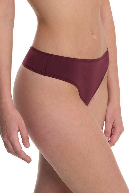 Natori Bliss Bare Cotton Thong