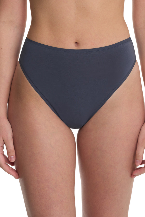 Natori Bliss Bare Cotton High Cut Brief