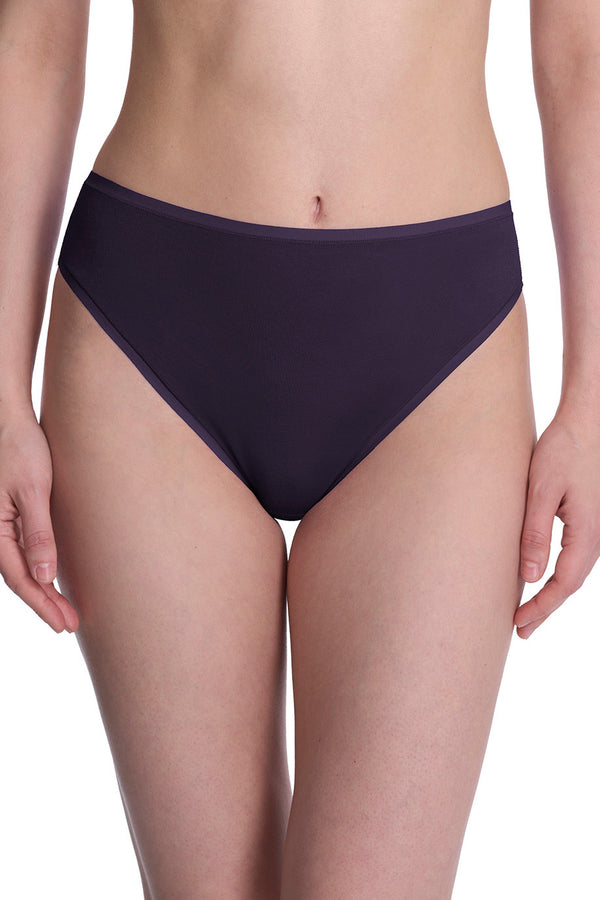 Natori Bliss Bare Cotton High Cut Brief