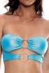 Luli Fama Luminous Double Loop Bandeau Crop Top
