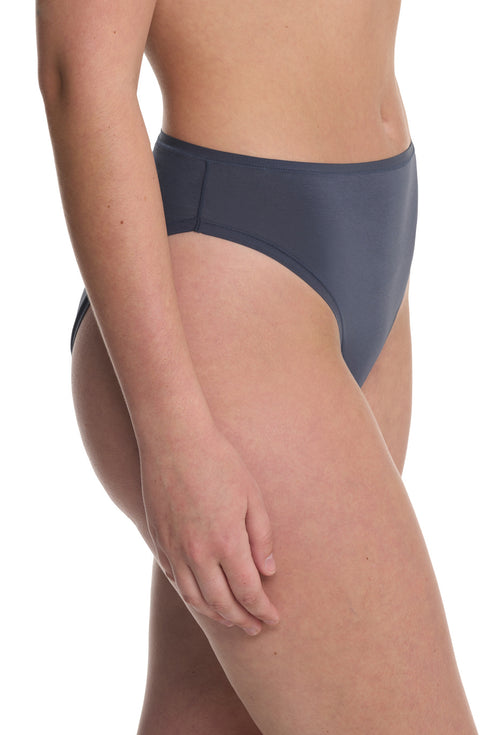 Natori Bliss Bare Cotton High Cut Brief