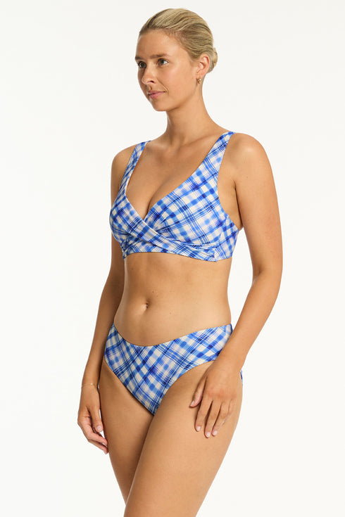 Sea Level Somerset Cross Front Bra Top