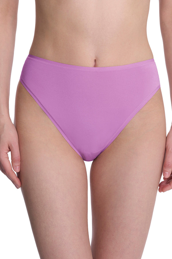 Natori Bliss Bare Cotton High Cut Brief