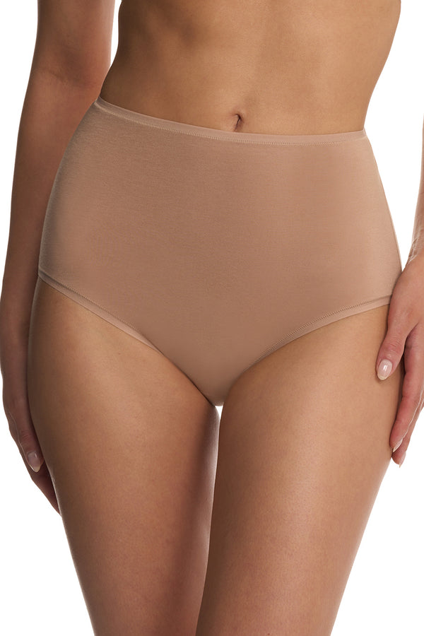 Natori Bliss Bare Cotton High Waist Brief