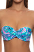Luli Fama Enchanted Mirage Underwire Push Up Bandeau Top