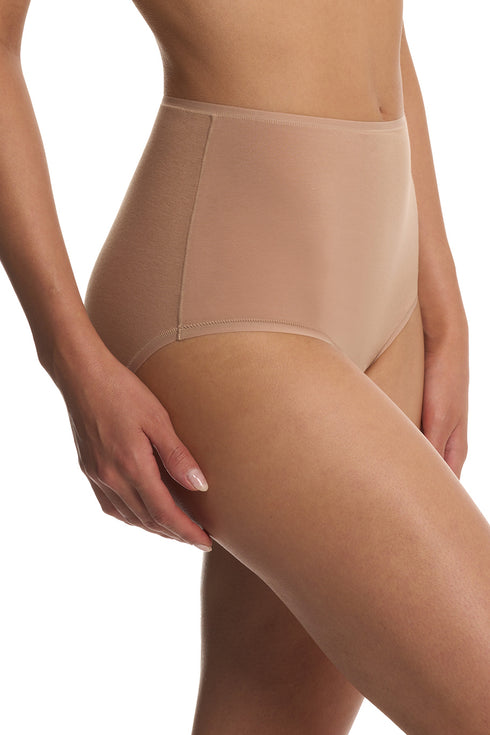 Natori Bliss Bare Cotton High Waist Brief