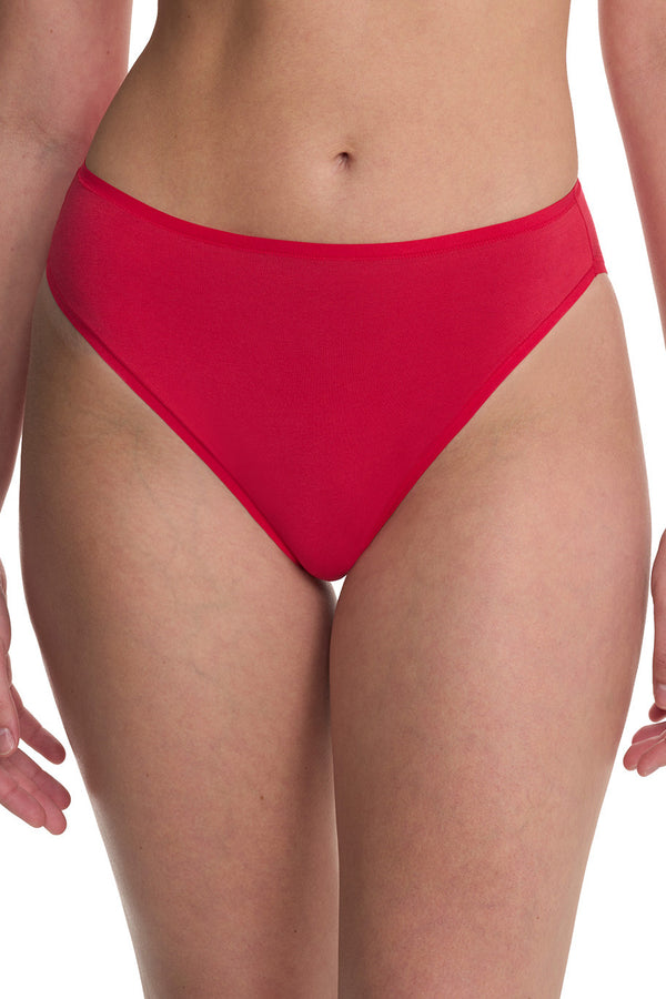 Natori Bliss Bare Cotton High Cut Brief