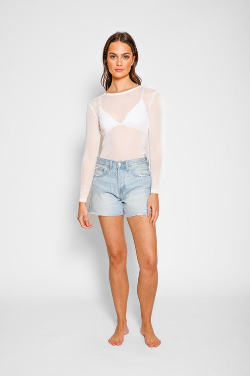 Koy Resort Escape Mesh Savannah Top