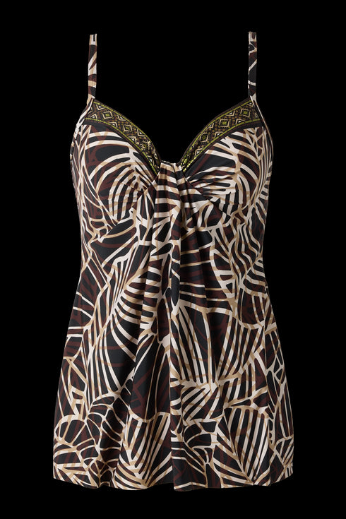 Miraclesuit Let's Be Fronds Marina Tankini Top