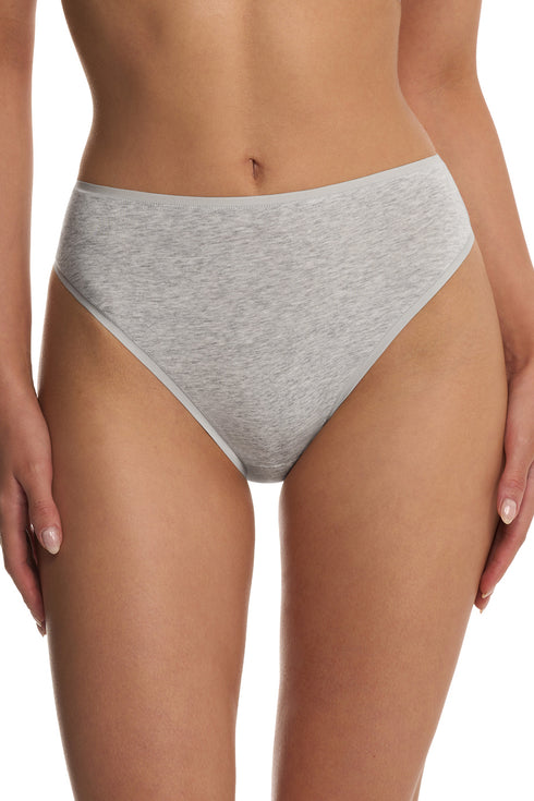 Natori Bliss Bare Cotton High Cut Brief