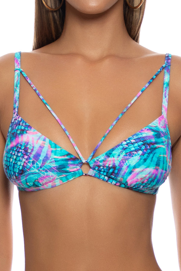 Luli Fama Enchanted Mirage Bralette Ring Top