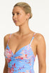 Sea Level Indochine Cross Front Scoop Back One Piece