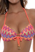Luli Fama Song Of The Sea Molded Push Up Bandeau Halter