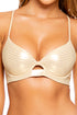 Luli Fama Gold Dipped Underwire Top