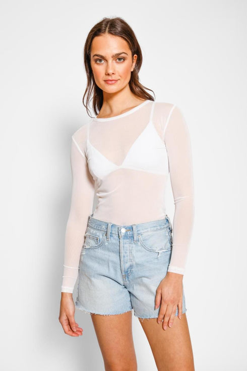 Koy Resort Escape Mesh Savannah Top