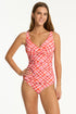 Sea Level Somerset Cross Front Tankini Top