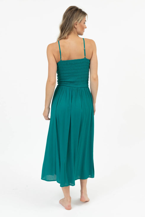 Koy Resort Miami Luxe Hi Neck Midi Dress