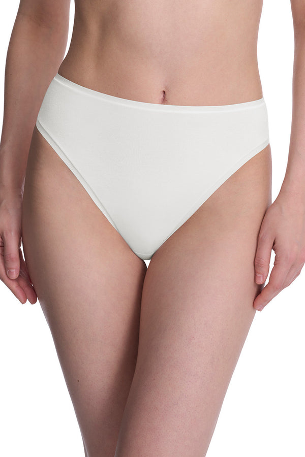 Natori Bliss Bare Cotton High Cut Brief