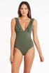Sea Level Essentials Frill One Piece