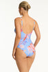 Sea Level Indochine Cross Front Scoop Back One Piece