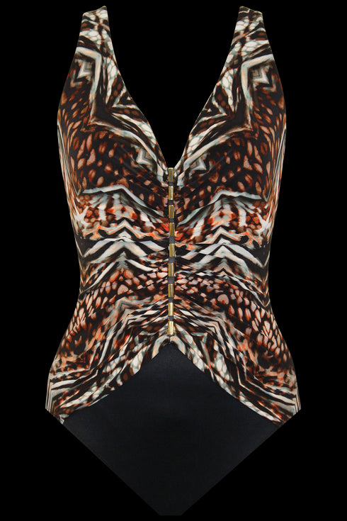 MiracleSuit Tribal Tigress Charmer One Piece Swimsuit